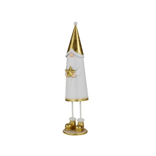 Babbo Natale oro in metallo