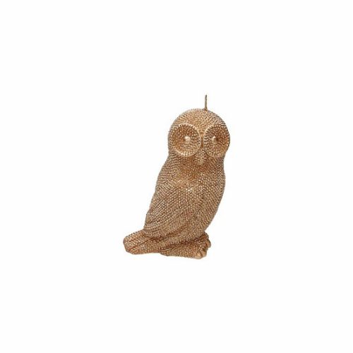 Candela gufo grande glitter animal - Tognana